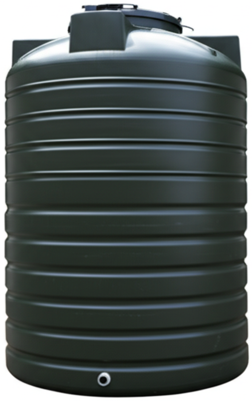 Rainwater Harvesting Tank | 500 Gallon | Dark Green